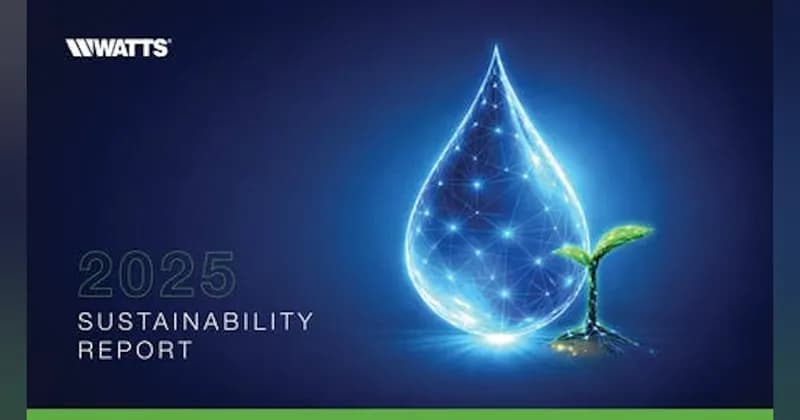 Watts Water опубликовал Отчет об устойчивом развитии за 2025 год