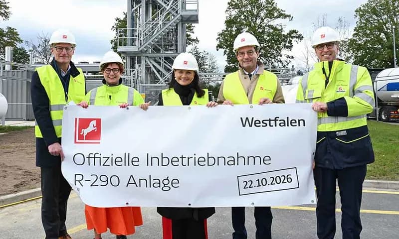 Westfalen запускает производство оборудования на R290
