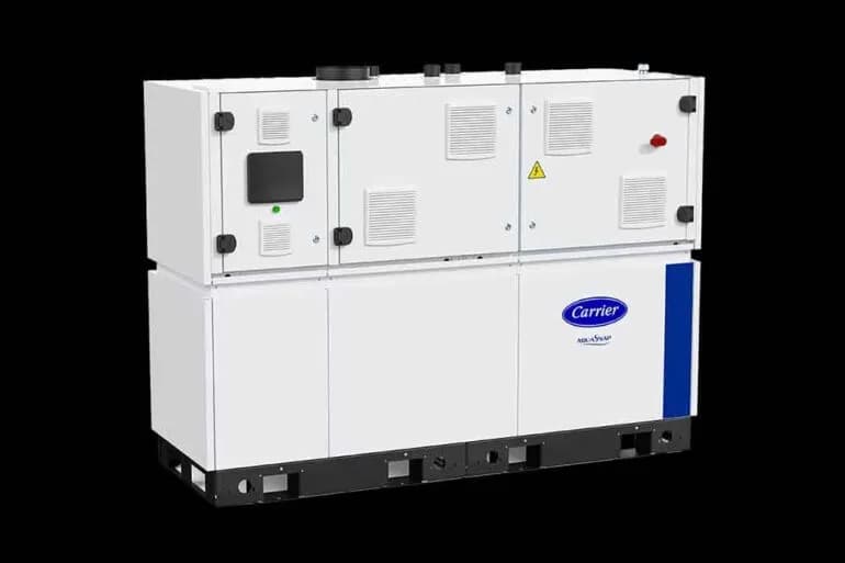 Carrier представила водяной тепловой насос с хладагентом R290