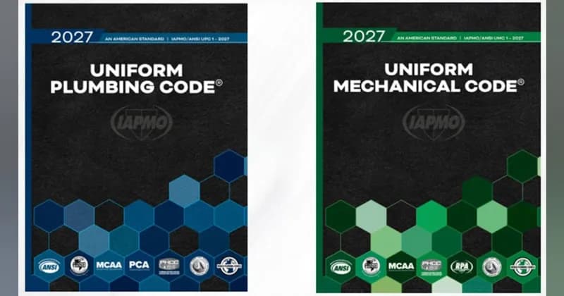 IAPMO выпустила издания 2027 года UPC и UMC