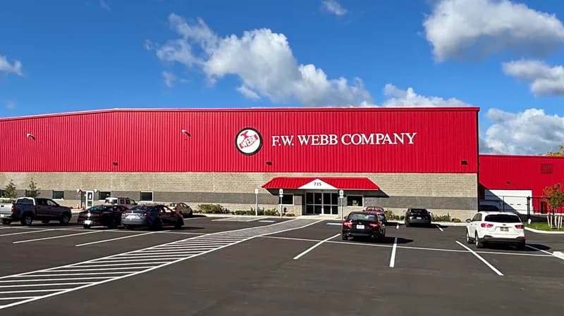 Дистрибьютор HVACR F.W. Webb открыл складское помещение в Западной части штата Нью-Йорк
