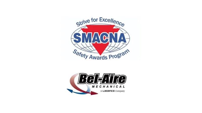 Компания Bel-Aire Mechanical удостоена премии SMACNA «Инноватор года в области безопасности» за прорывной подход с использованием ИИ