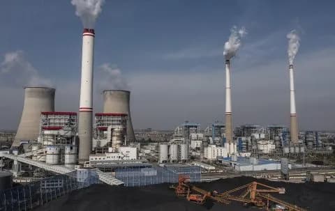 Китайская промышленность начинает отказываться от ископаемого топлива