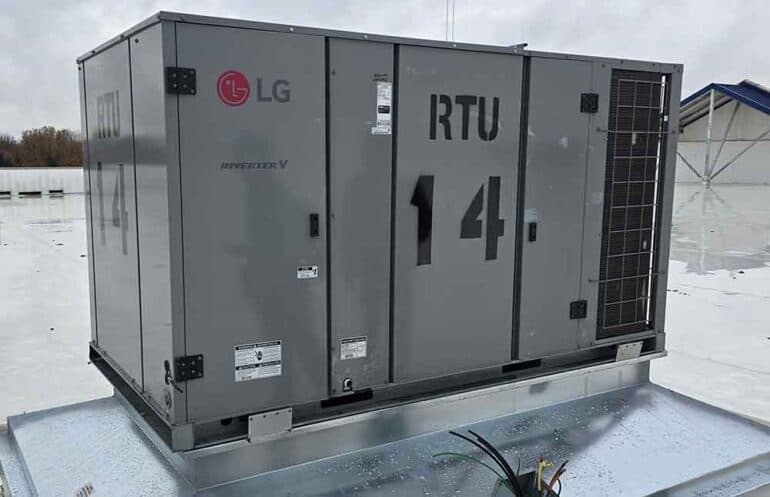 Крышная установка LG отвечает требованиям Министерства энергетики США